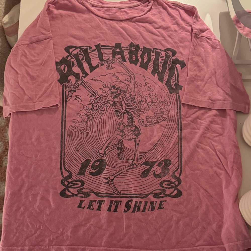Billabong Vintage Pink Surf Tee